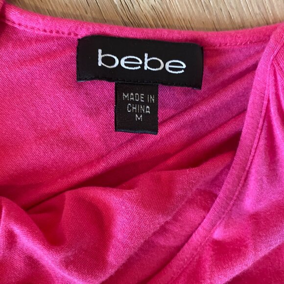 Bebe Pink Hi Lo Maxi Dress - Picture 10 of 11